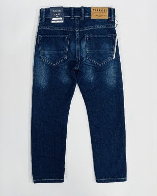 Джинсы slim fit синего цвета 