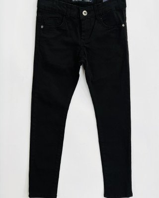 Брюки skinny fit черного цвета 