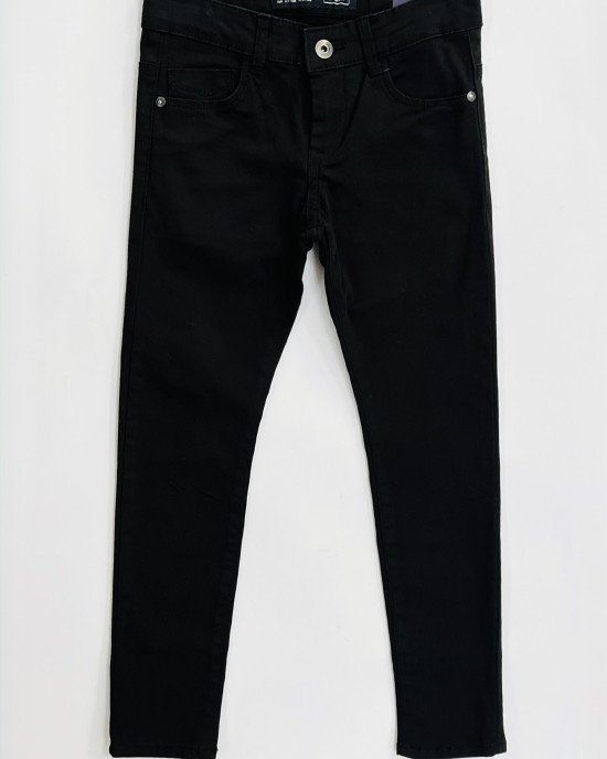 Брюки skinny fit черного цвета 