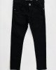 Брюки skinny fit черного цвета 