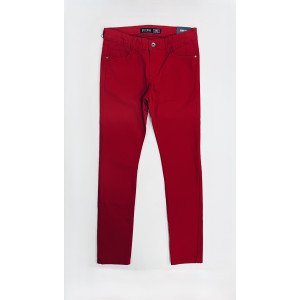 Джинсы красного цвета skinny fit 