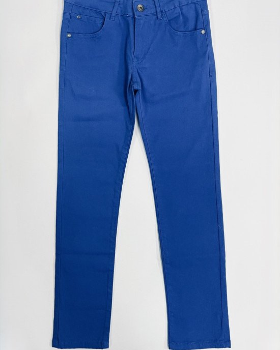 Джинсы голубого цвета slim fit