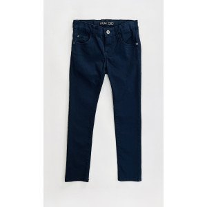 Брюки slim fit синего цвета 