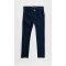 Брюки slim fit синего цвета 