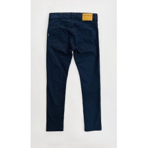 Брюки slim fit синего цвета 
