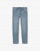 Джинсы slim fit голубого цвета 
