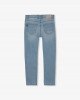 Джинсы slim fit голубого цвета 