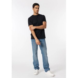 Джинсы regular fit свободного кроя 