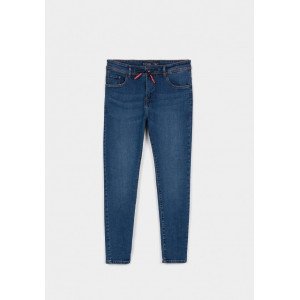 Джинсы Carrot Fit синего цвета