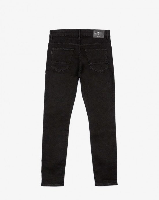 Джинсы skinny fit черного цвета 