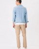 Брюки tapered fit бежевого цвета