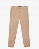 Брюки tapered fit бежевого цвета