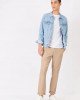 Брюки tapered fit бежевого цвета