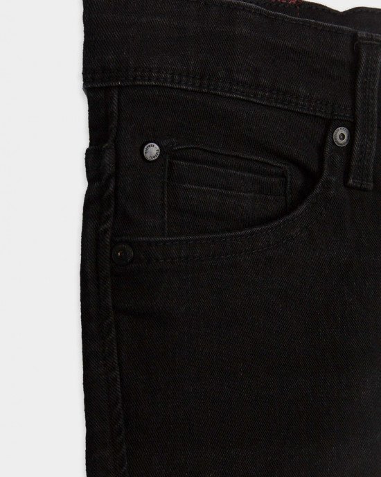 Джинсы Tapered fit черного цвета