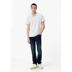 Джинсы leo comfort fit темно - синего цвета 