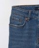 Джинсы straight fit синего цвета 