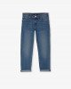 Джинсы straight fit синего цвета 