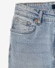 Джинсы straight fit голубого цвета 