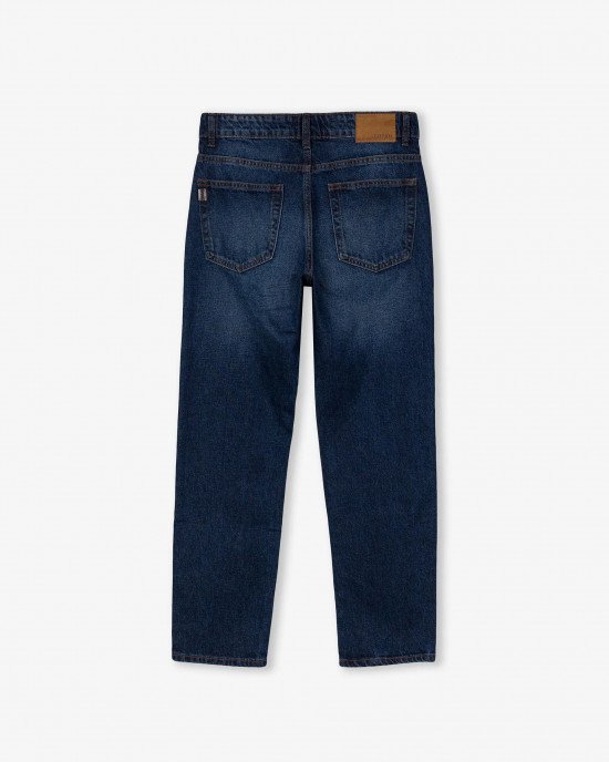 Джинсы relaxed fit свободного кроя синего цвета 