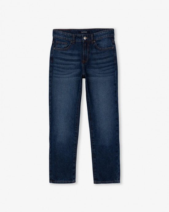 Джинсы relaxed fit свободного кроя синего цвета 