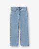 Джинсы wide leg fit голубого цвета 