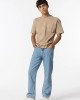 Джинсы wide leg fit голубого цвета 
