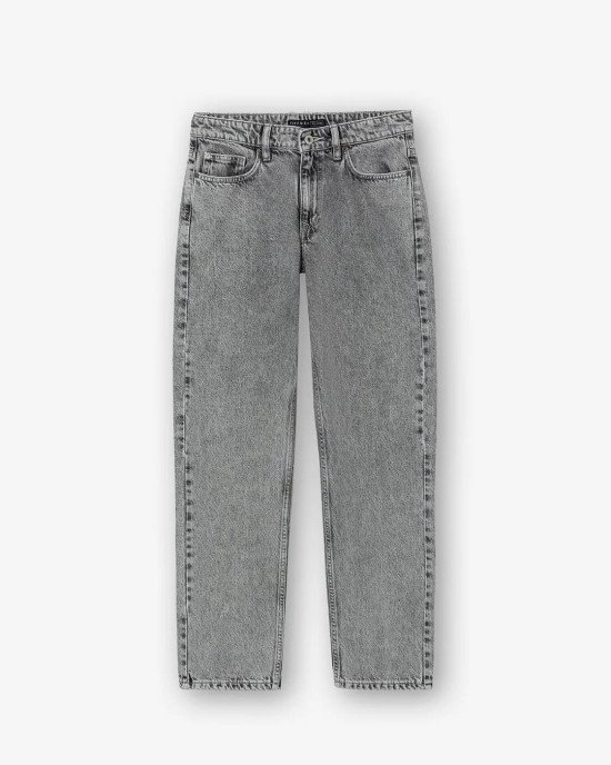 Джинсы широкие relaxed fit серого цвета 