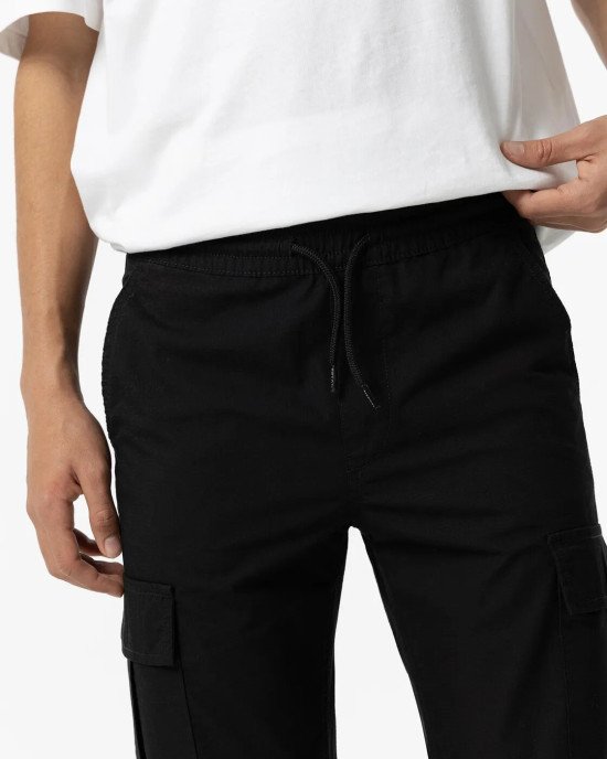 Брюки карго relaxed fit черного цвета