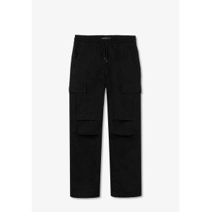 Брюки карго relaxed fit черного цвета