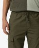 Брюки карго relaxed fit оливкового цвета 
