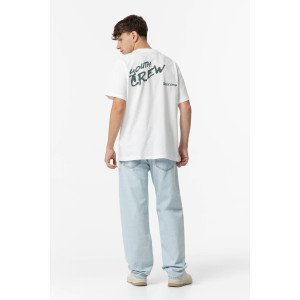 Джинсы chase wide leg голубого цвета 