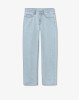 Джинсы chase wide leg голубого цвета 