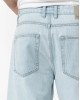 Джинсы chase wide leg голубого цвета 