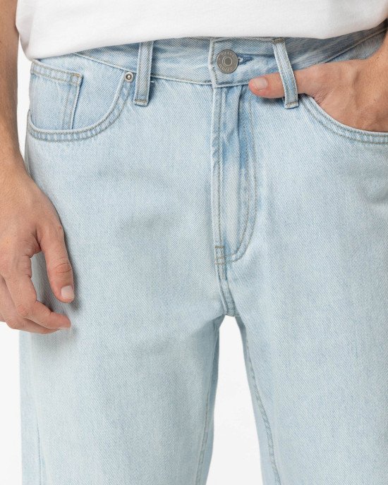Джинсы chase wide leg голубого цвета 