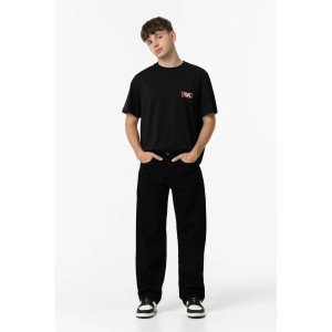 Джинсы chase wide leg черного цвета 
