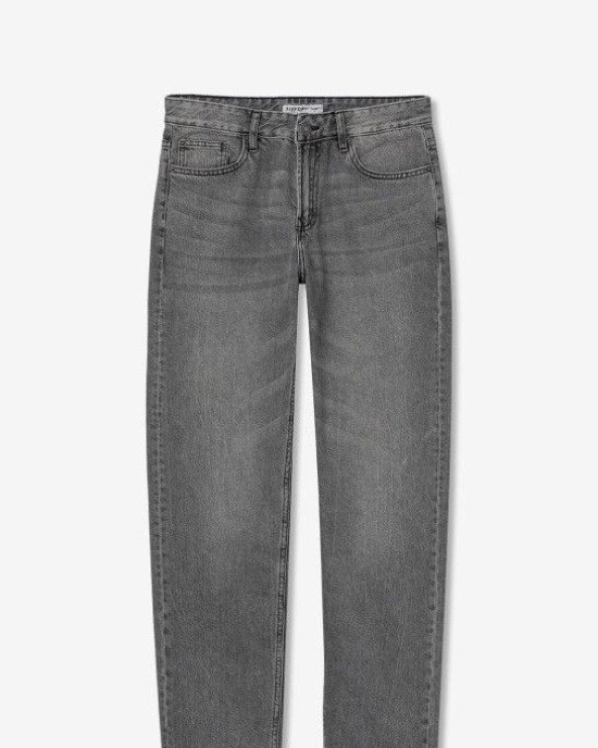 Джинсы relaxed fit серого цвета 