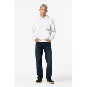 Джинсы relaxed fit темно - синего цвета 