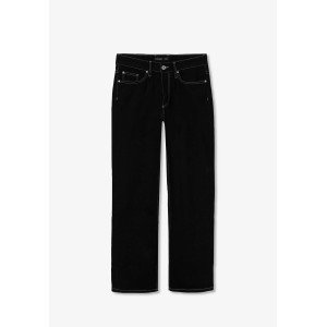 Джинсы wide leg fit черного цвета 