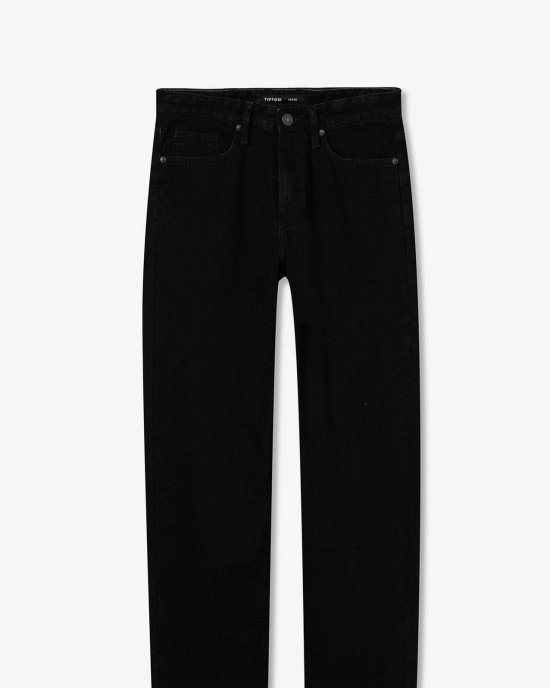 Джинсы широкие chase wide leg черного цвета