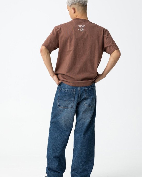 Джинсы широкие super baggy цвета деним 