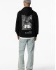 Джинсы chase wide leg голубого цвета с эффектом варки 