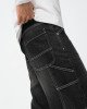 Джинсы carpenter super baggy черного цвета 