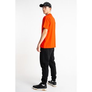 Брюки спортивные slim черного цвета 