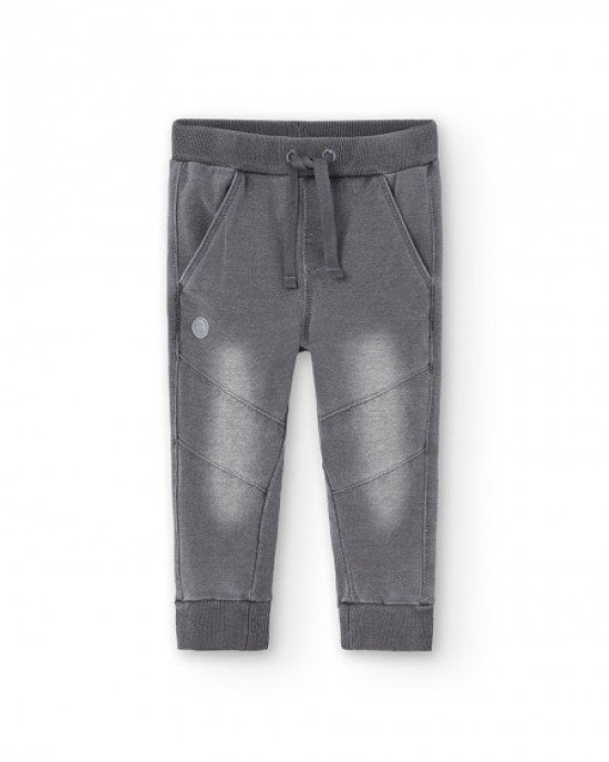 Брюки спортивные jogger серого цвета 