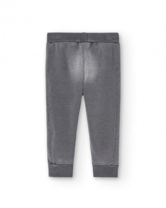 Брюки спортивные jogger серого цвета 