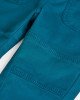 Брючки с резинкой в поясе бирюзового цвета 