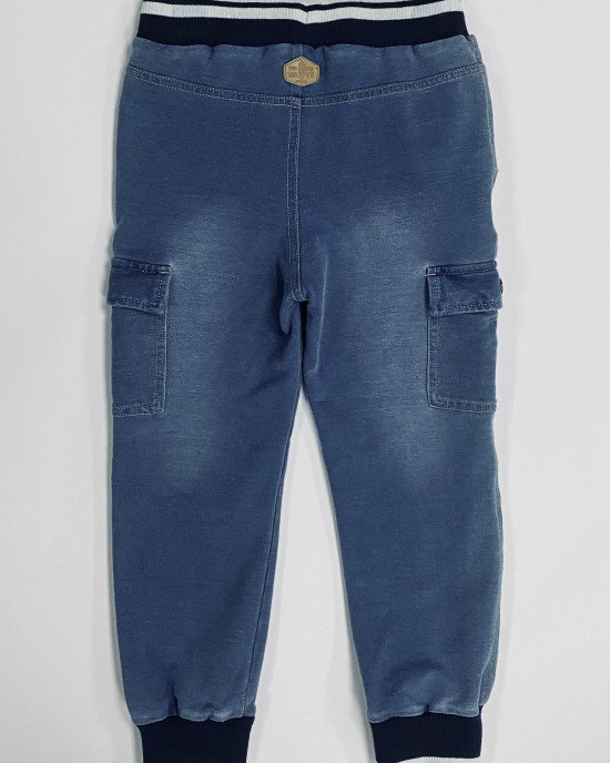 Штаны спортивные jogger цвета denim
