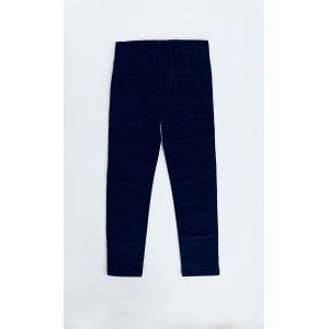 Брюки вельветовые chic collection синего цвета 