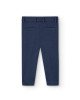 Брюки трикотажные синего цвета 