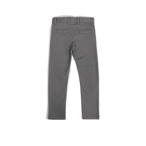 Брюки классические slim fit серого цвета 